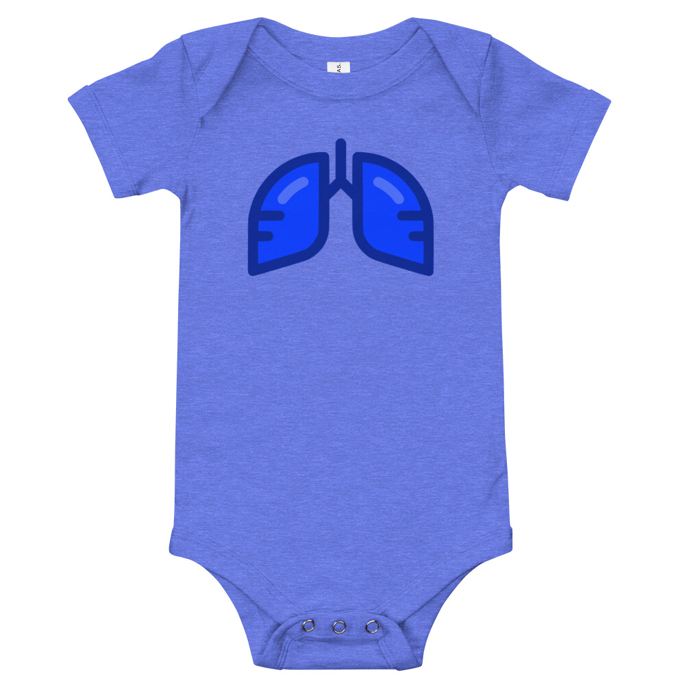 Neon Blue Icon Baby Bodysuit